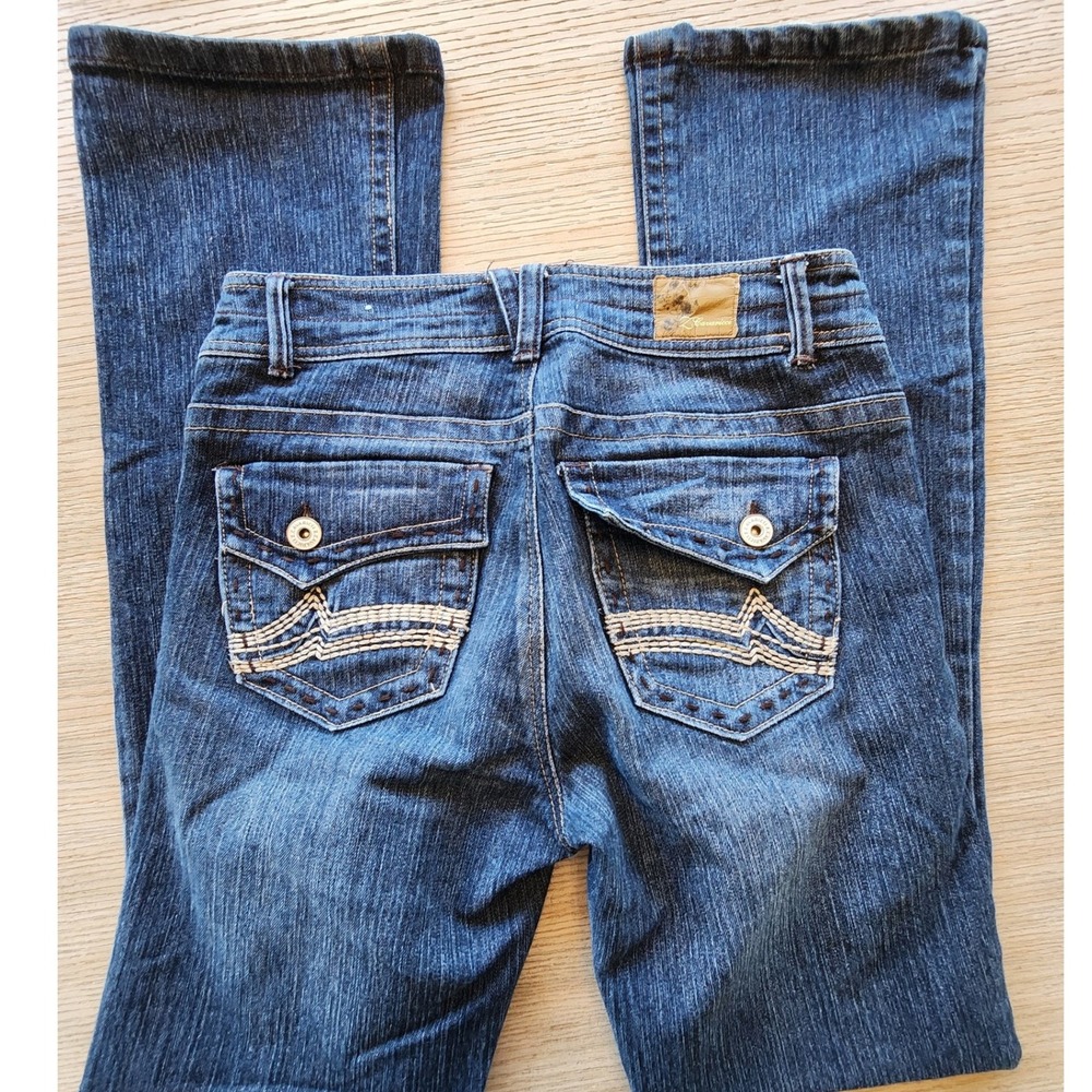 Vintage Y2K Z Cavaricci Y2K Flap Pocket Low Rise Bootcut Jeans. 6 Western stitch